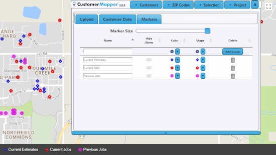 Create data groups easily